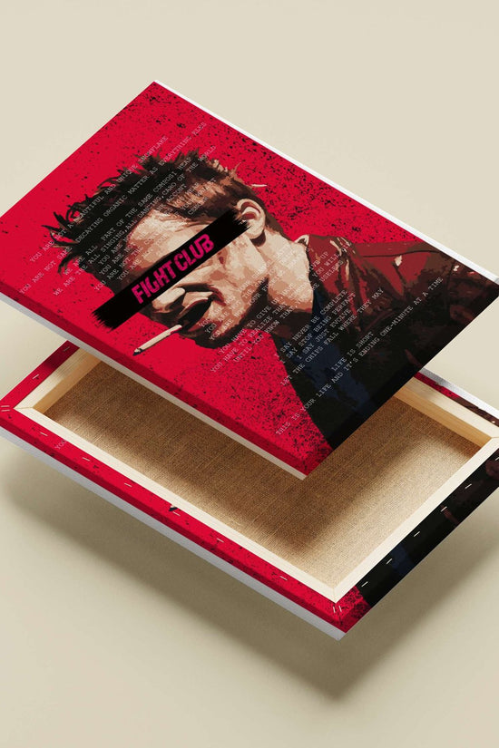 Fight Club Main Subject: Fight Club Canvas wall art — Hollywood wall art India | PosterBoizz