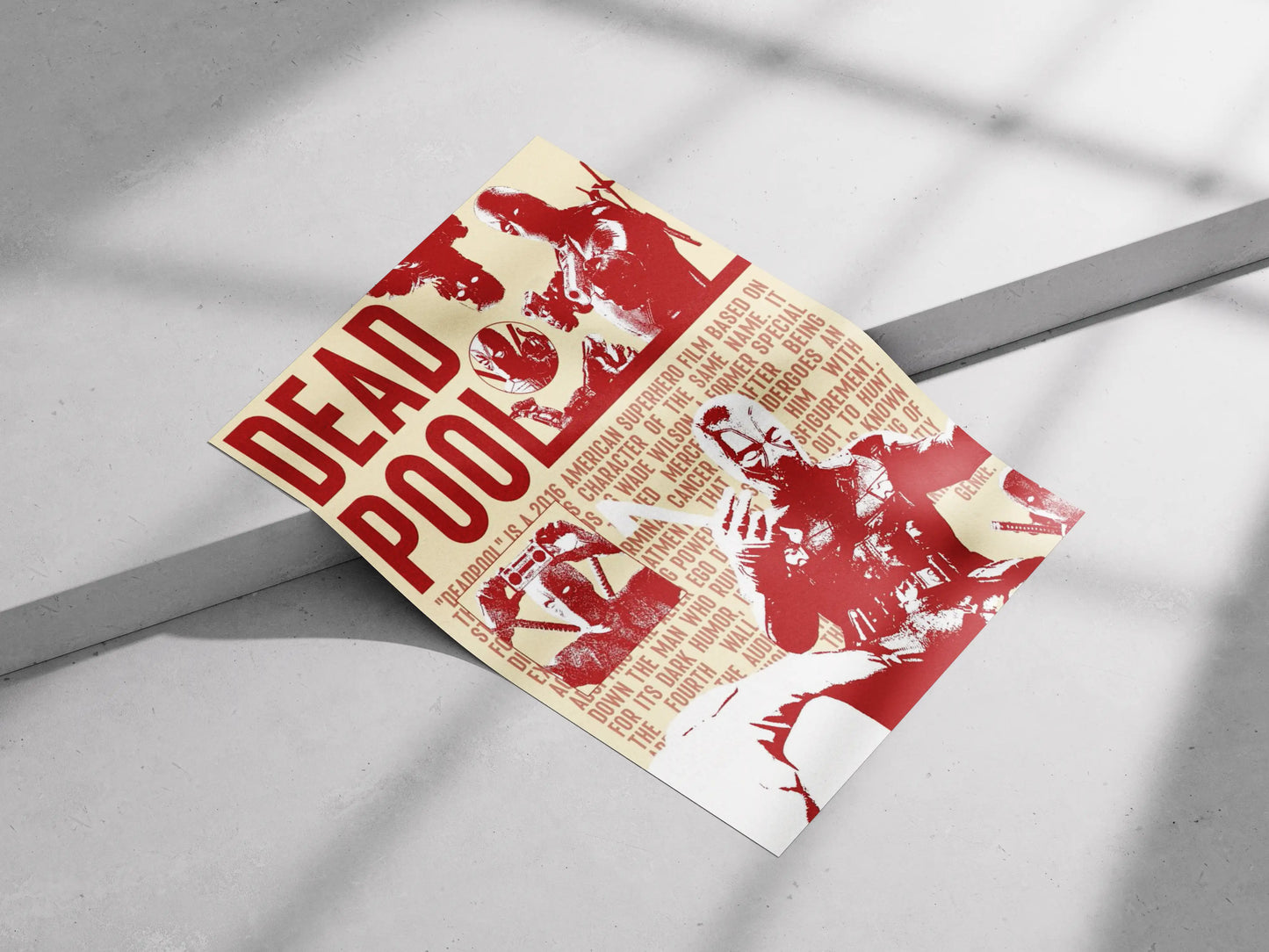 Deadpool Movie Poster | Official 2016 Film Art