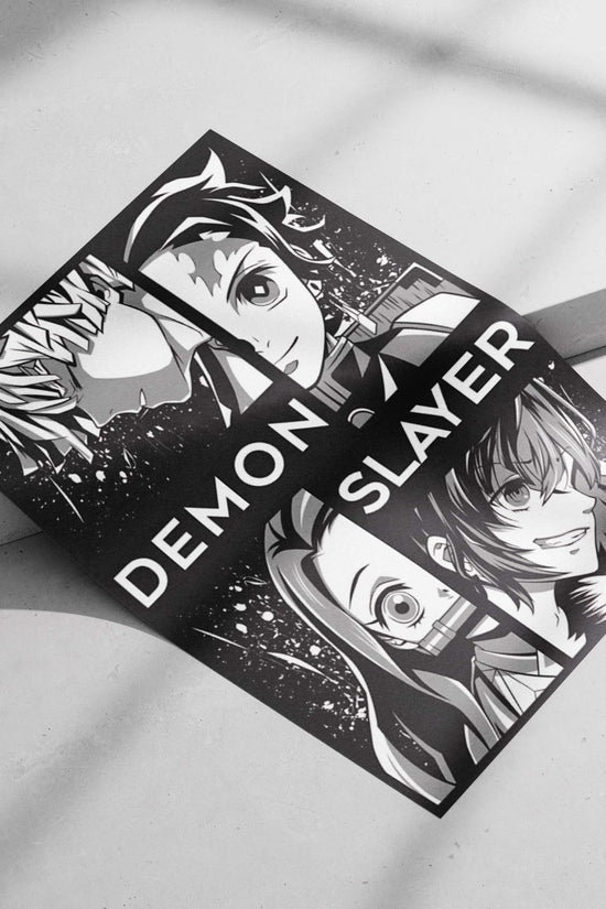 Demon Slayer (franchise) Main Subject: Demon Slayer (franchise) Matte poster print — Anime wall art India | PosterBoizz