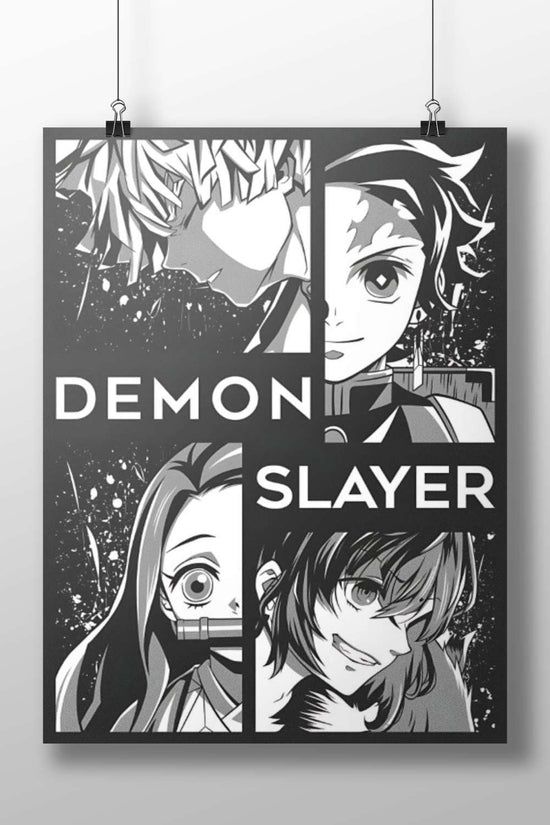 Demon Slayer (franchise) Main Subject: Demon Slayer (franchise) Matte BoizzBoard rigid print — Anime wall art India |