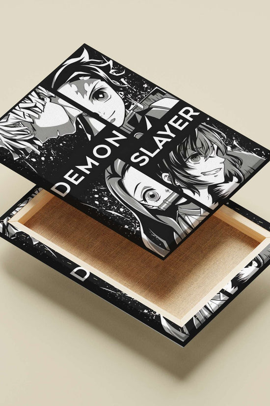 Demon Slayer (franchise) Main Subject: Demon Slayer (franchise) Canvas wall art — Anime wall art India | PosterBoizz