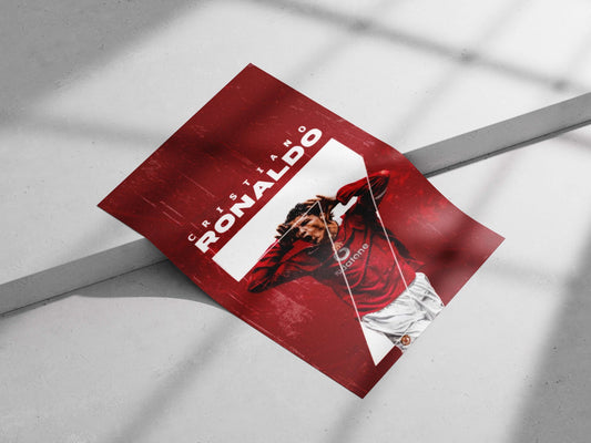 Cristiano Ronaldo (footballer, Manchester United) Cristiano Ronaldo - Iconic Legacy Poster
