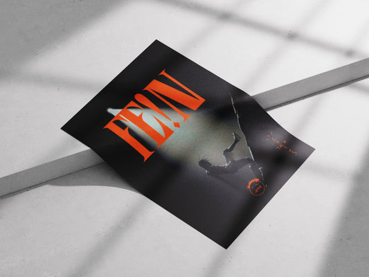 FE!N Travis Scott Poster | Dark Rap Art Print for Hip-Hop Fans & Collectors