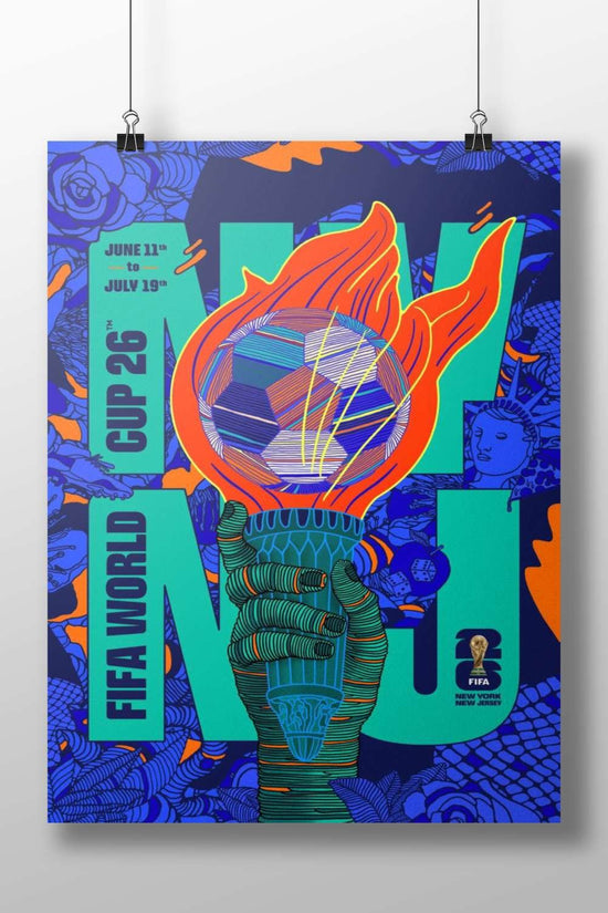 FIFA World Cup 2026 promotional artwork Main Subject: FIFA World Cup 2026 promotional artwork Matte BoizzBoard rigid print —