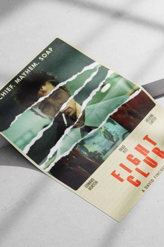 Fight Club (the 1999 film directed by David Fincher, confirmed by OCR text "FIGHT |
