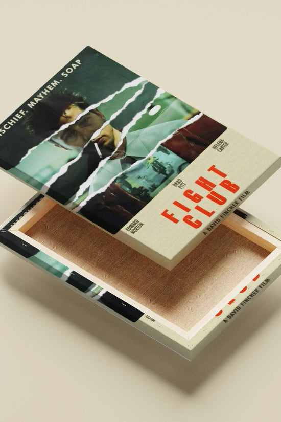 Fight Club (the 1999 film directed by David Fincher, confirmed by OCR text "FIGHT |