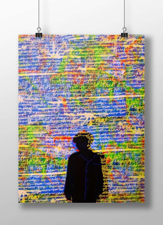 Generic Silhouette Figure Modern Digital Matte BoizzBoard rigid print — Art wall art India | PosterBoizz