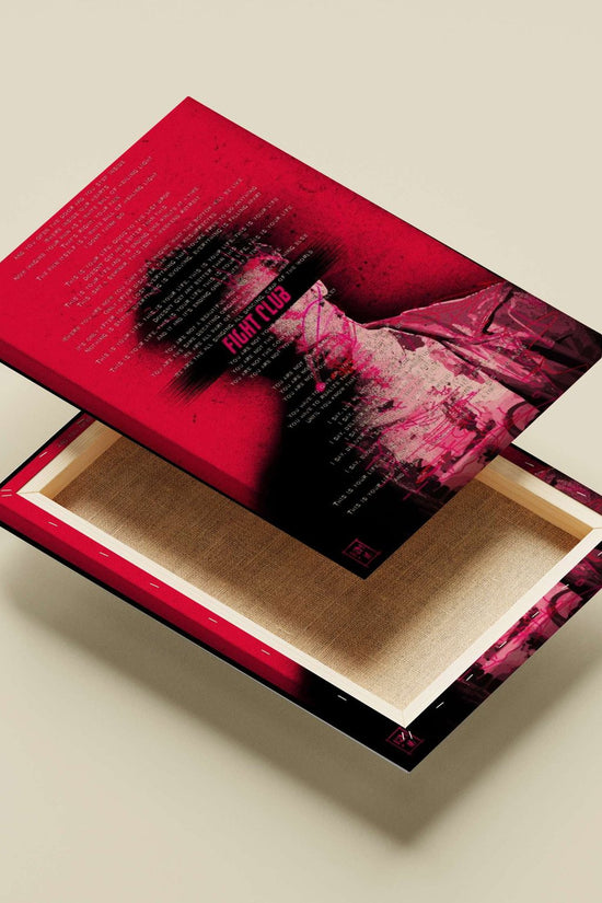 Fight Club Main Subject: Fight Club Canvas wall art — Hollywood wall art India | PosterBoizz