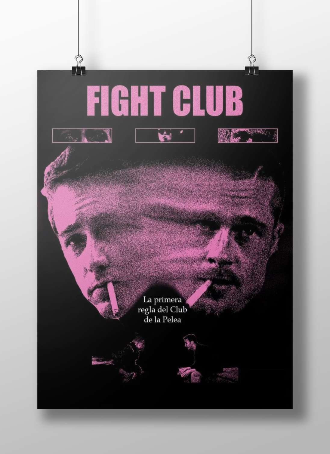 Fight Club franchise Main Subject: Fight Club franchise Matte BoizzBoard rigid print — Hollywood wall art India | PosterBoizz