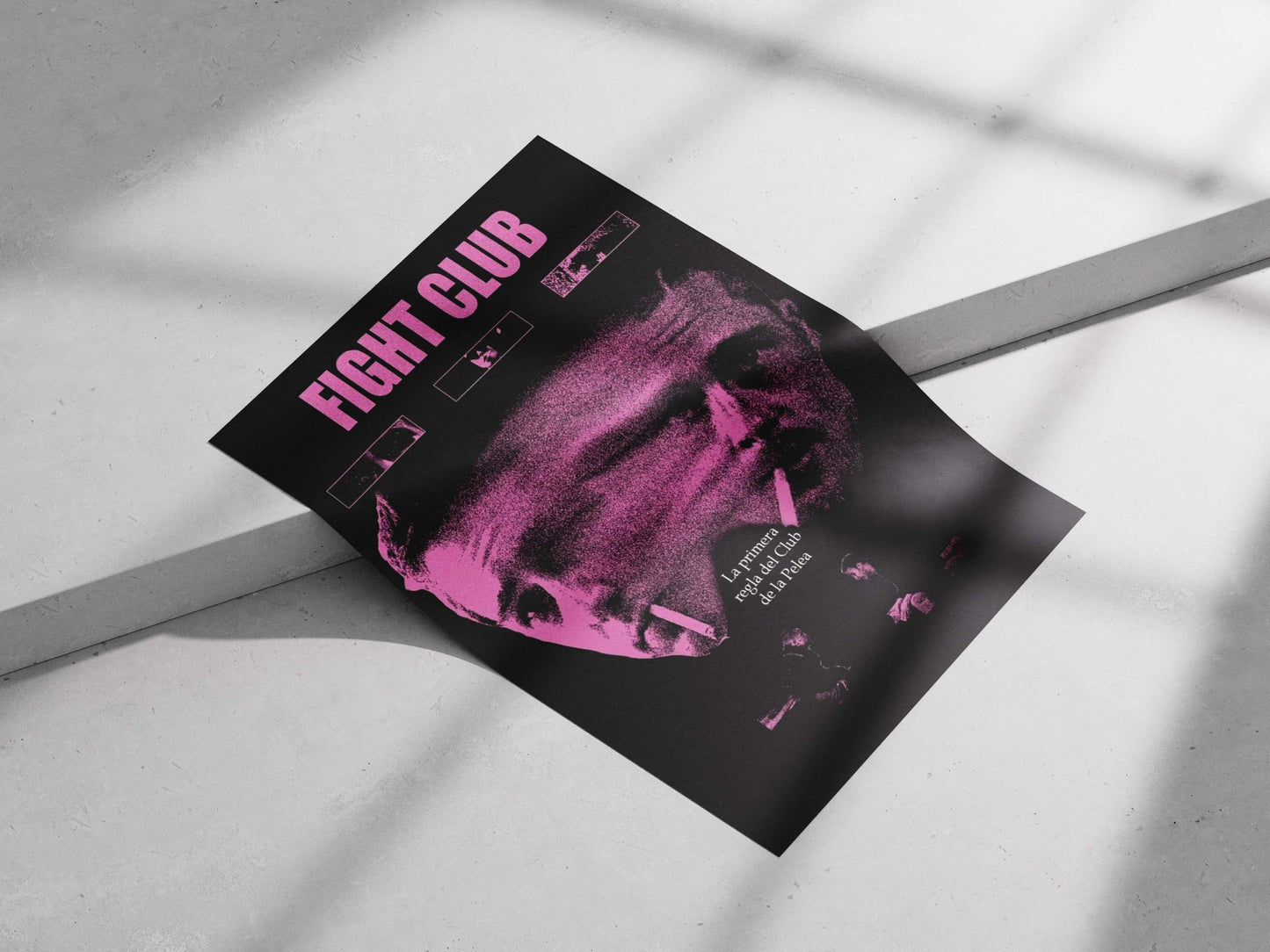Fight Club franchise Main Subject: Fight Club franchise Matte poster print — Hollywood wall art India | PosterBoizz