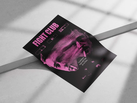 Fight Club franchise Main Subject: Fight Club franchise Matte poster print — Hollywood wall art India | PosterBoizz