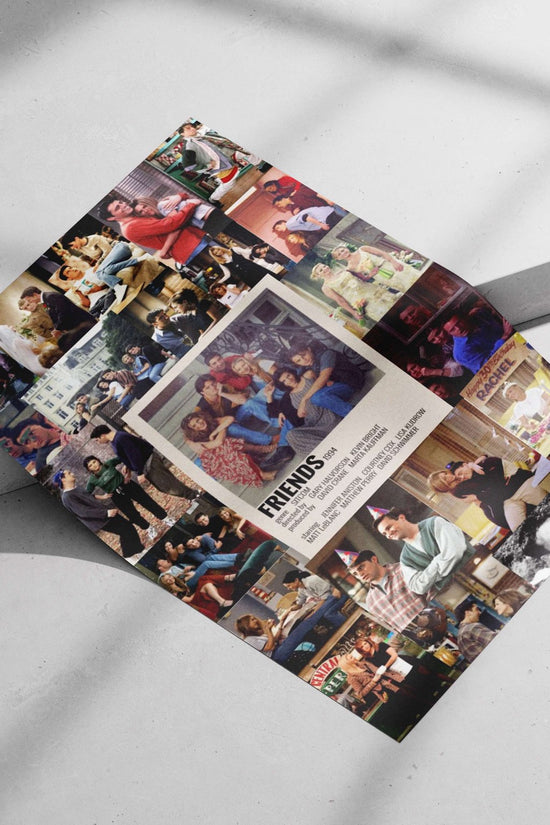 Friends (television show franchise) Main Subject: Friends (television show franchise) Matte poster print — Series wall art