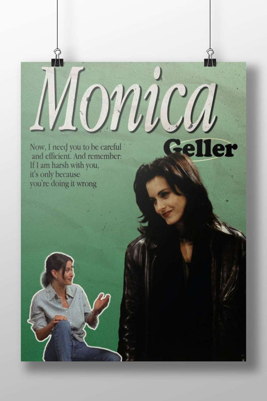Monica Geller from the TV franchise *Friends* Main Subject: Monica Geller from the TV franchise *Friends* Matte BoizzBoard