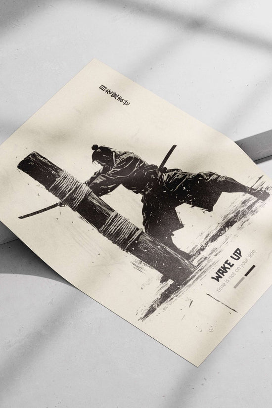 Samurai Main Subject: Samurai Matte poster print — Anime wall art India | PosterBoizz