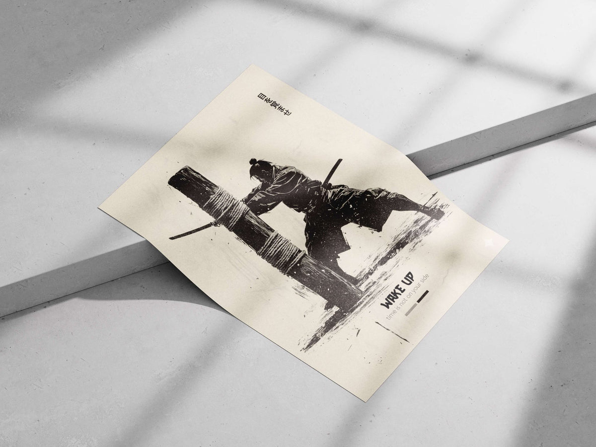 Samurai Main Subject: Samurai Matte poster print — Anime wall art India | PosterBoizz
