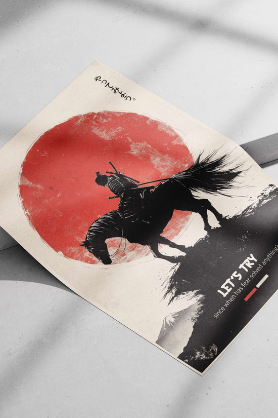 Samurai Main Subject: Samurai Matte poster print — Anime wall art India | PosterBoizz