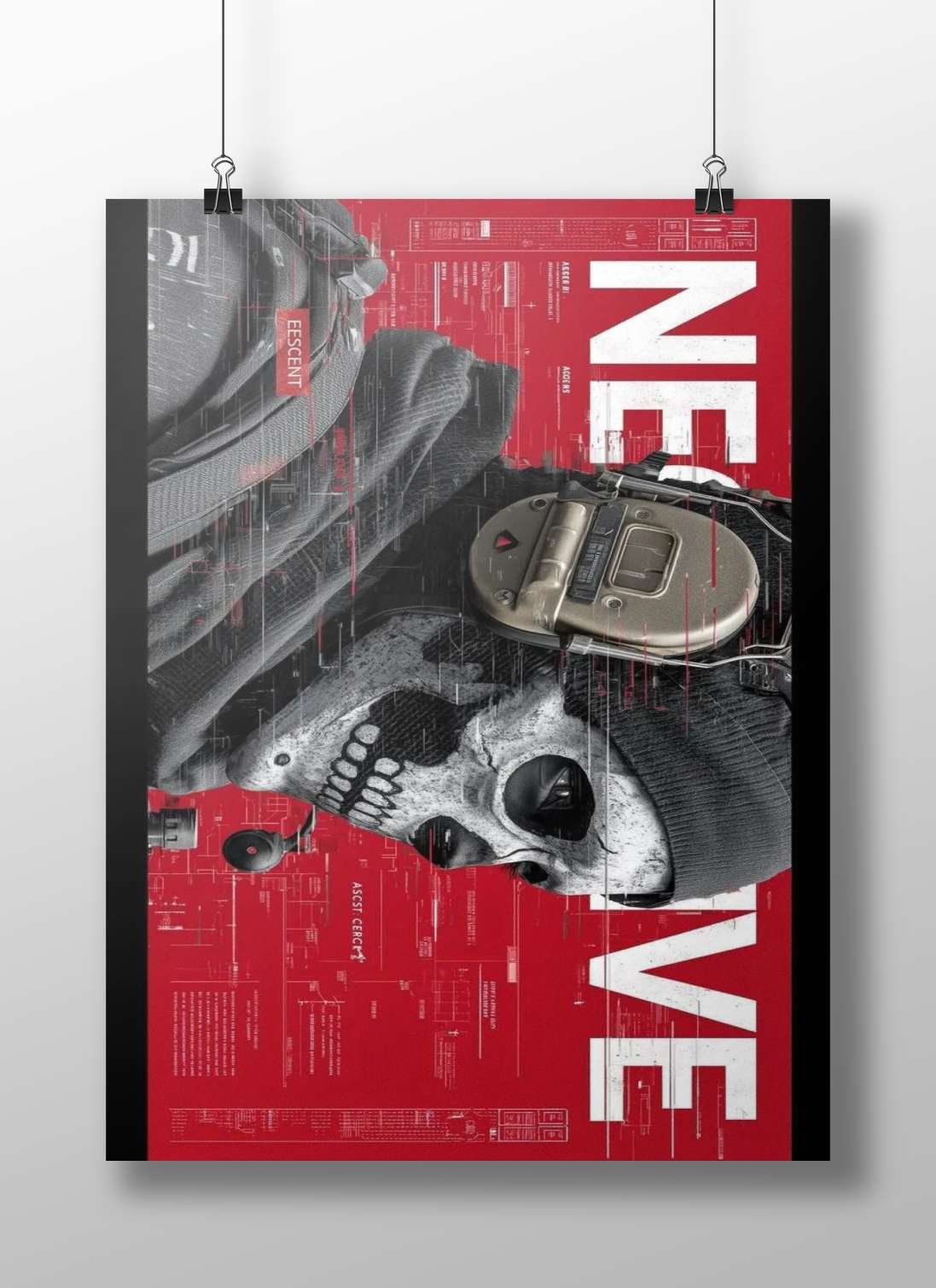 Neo (from The Matrix franchise) Main Subject: Neo (from The Matrix franchise) Matte BoizzBoard rigid print — Superhero wall