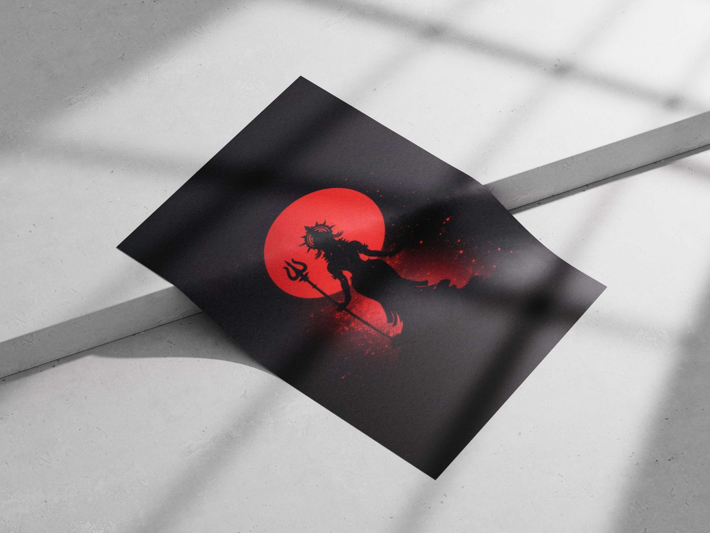 Hindu deity Durga Main Subject: Hindu deity Durga Matte poster print — Sanatan wall art India | PosterBoizz