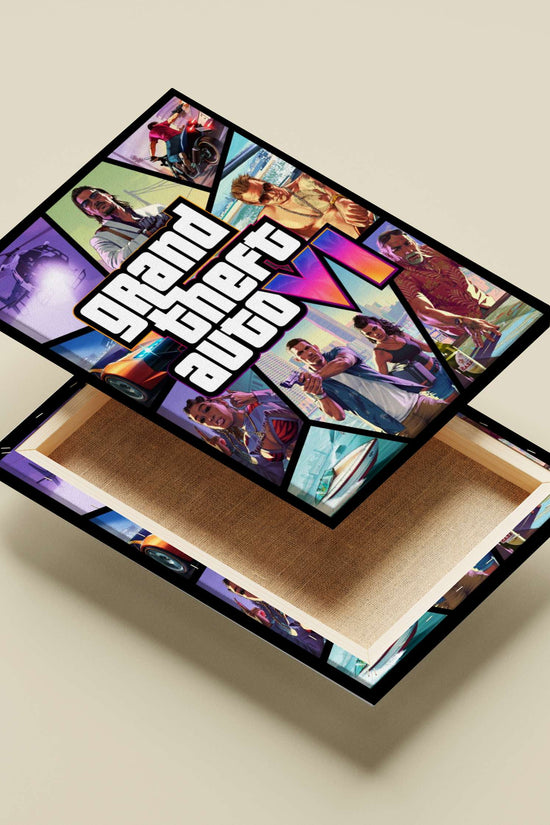 Grand Theft Auto VI promotional poster Grand Theft Auto Vi Urban Adventure Digital Collage Poster