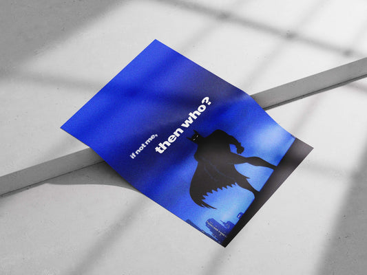 Batman (DC Comics) Main Subject: Batman (DC Comics) Matte poster print — Superhero wall art India | PosterBoizz