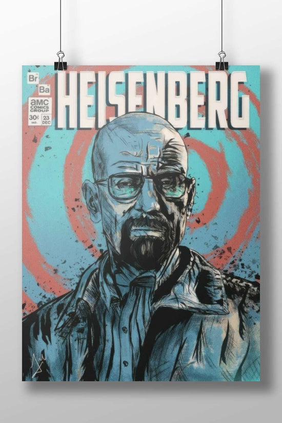 Walter White (Breaking Bad) Main Subject: Walter White (Breaking Bad) Matte BoizzBoard rigid print — Series wall art India |