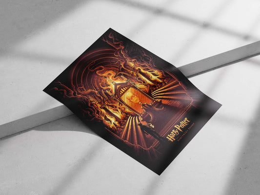 Harry Potter (franchise) Main Subject: Harry Potter (franchise) Matte poster print — Superhero wall art India | PosterBoizz