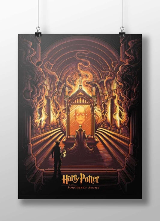 Harry Potter (franchise) Main Subject: Harry Potter (franchise) Matte BoizzBoard rigid print — Superhero wall art India |