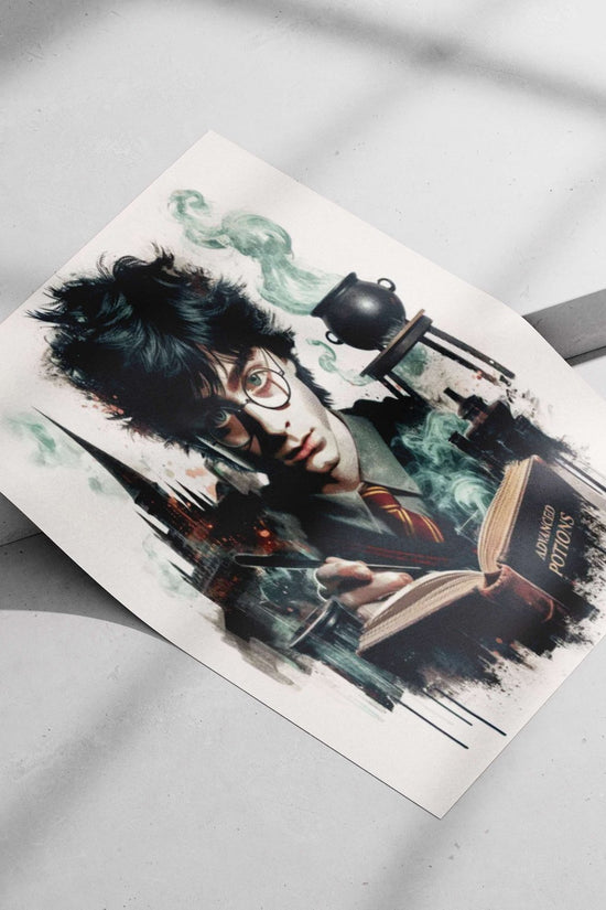 Harry Potter (Harry Potter franchise) Main Subject: Harry Potter (Harry Potter franchise) Matte poster print — Superhero