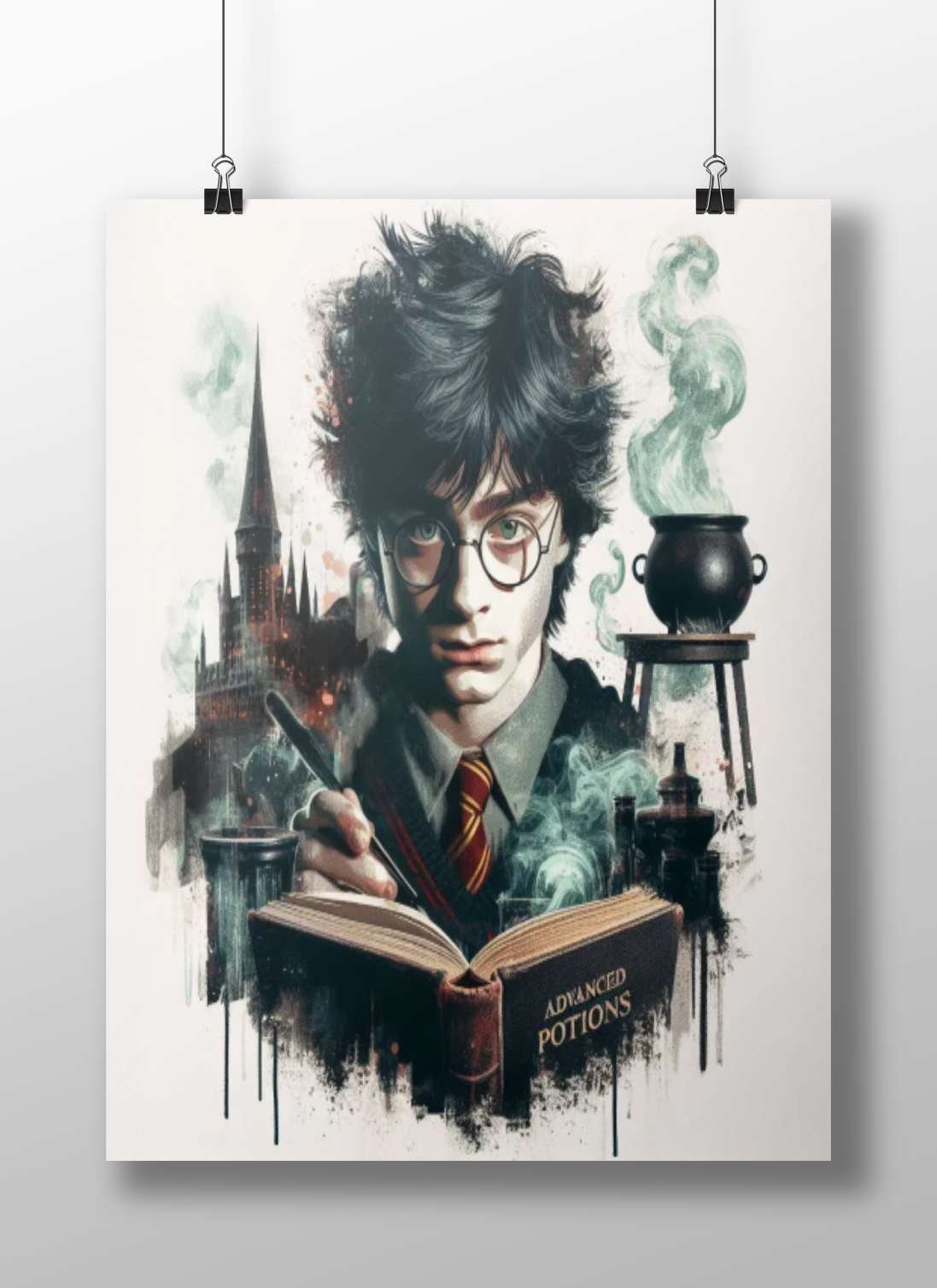 Harry Potter (Harry Potter franchise) Main Subject: Harry Potter (Harry Potter franchise) Matte BoizzBoard rigid print —