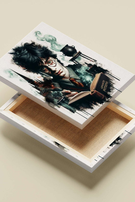 Harry Potter (Harry Potter franchise) Main Subject: Harry Potter (Harry Potter franchise) Canvas wall art — Superhero wall