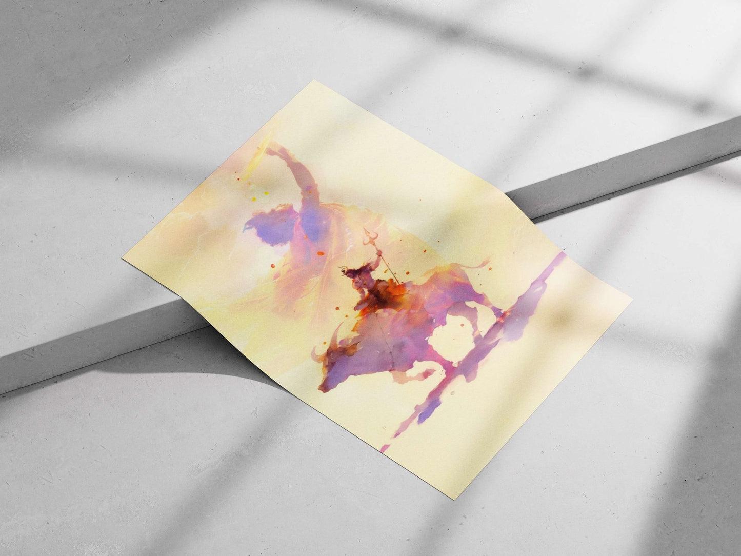 Lord Shiva Hindu Vedic Modern Digital Matte poster print — Sanatan wall art India | PosterBoizz