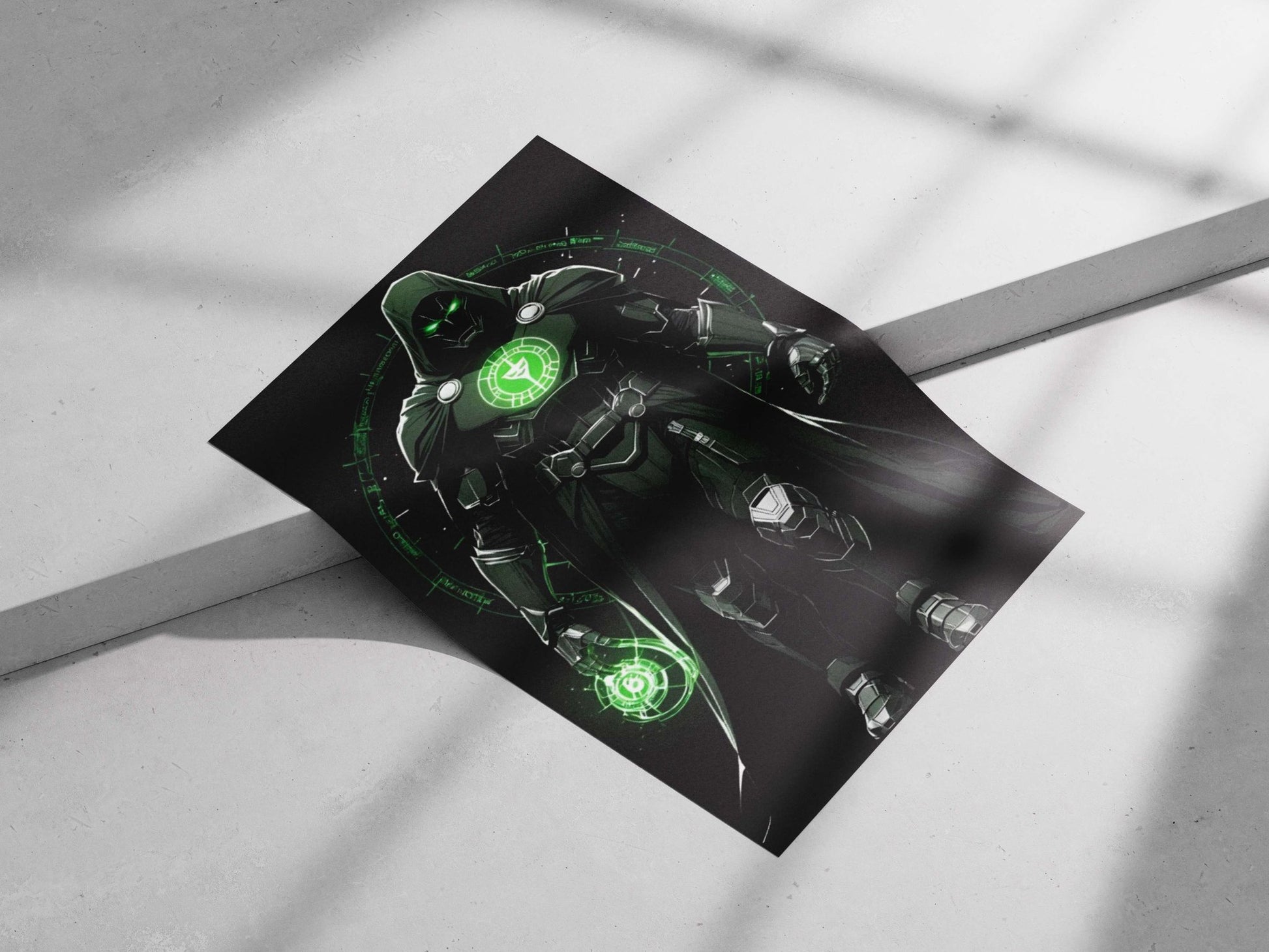 Green Lantern (DC Comics) Main Subject: Green Lantern (DC Comics) Matte poster print — Superhero wall art India | PosterBoizz