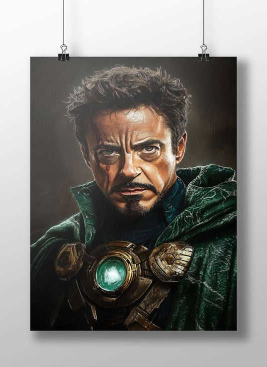 Tony Stark (Iron Man) from Marvel Comics Main Subject: Tony Stark (Iron Man) from Marvel Comics Matte BoizzBoard rigid print
