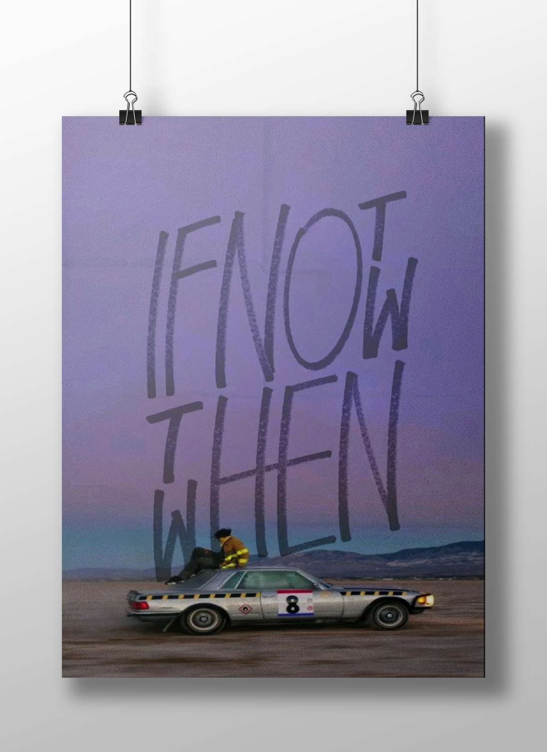 Nissan 200SX from *The Big Lebowski* Main Subject: Nissan 200SX from *The Big Lebowski* Matte BoizzBoard rigid print — Cars