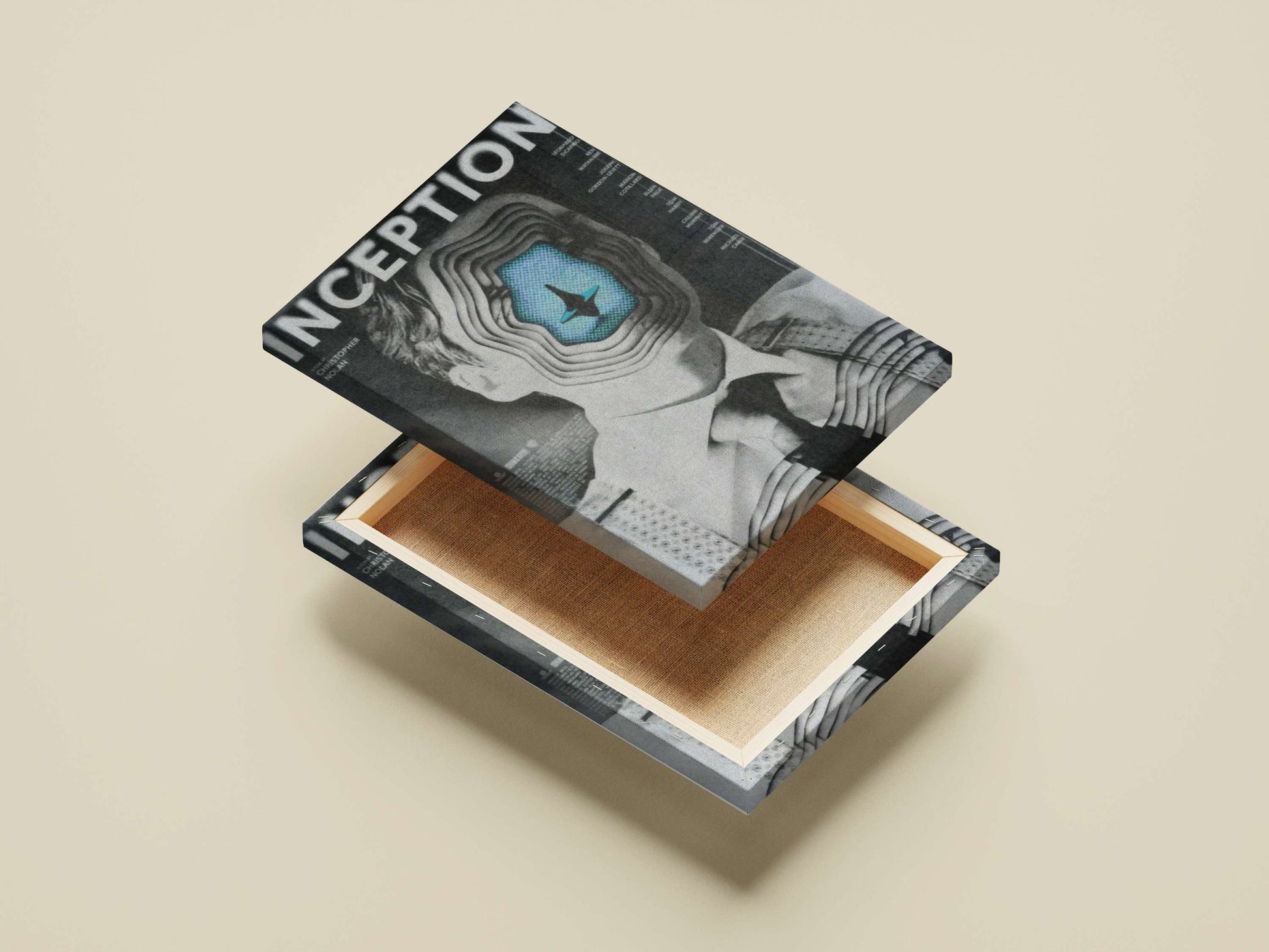 Inception (the film by Christopher Nolan) Main Subject: Inception (the film by Christopher Nolan) Canvas wall art —