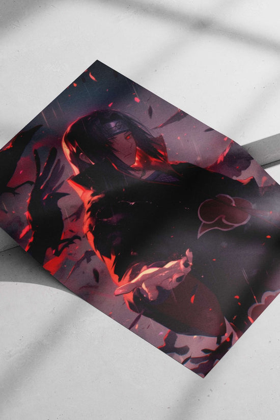 Itachi Uchiha from Naruto Main Subject: Itachi Uchiha from Naruto Matte poster print — Anime wall art India | PosterBoizz
