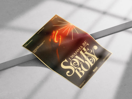I Wanna Be Somebody Poster | Retro Rock Band Wall Art Print Inspired by W.A.S.P.