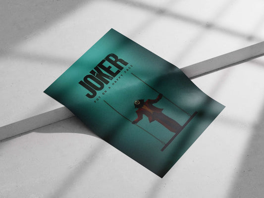 Joker (DC Comics franchise) Main Subject: Joker (DC Comics franchise) Matte poster print — Superhero wall art India |