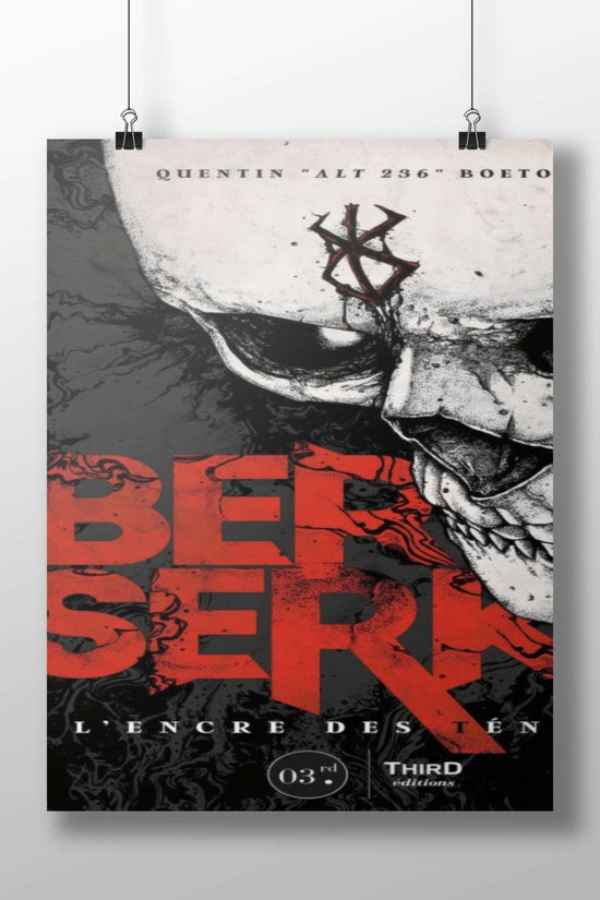 Berserk (the manga series by Kentaro Miura) Main Subject: Berserk (the manga series by Kentaro Miura) Matte BoizzBoard rigid
