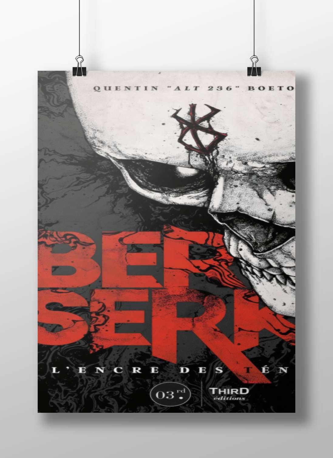 Berserk (the manga series by Kentaro Miura) Main Subject: Berserk (the manga series by Kentaro Miura) Matte BoizzBoard rigid