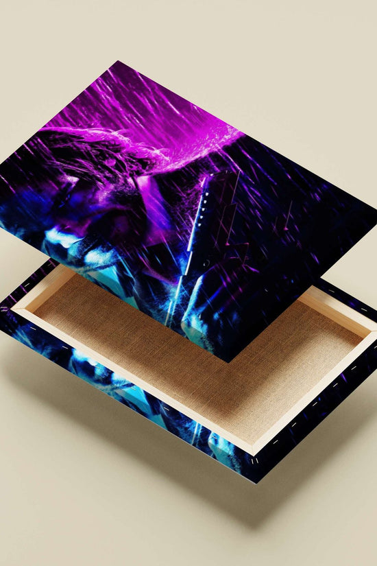John Wick (from the John Wick franchise) Main Subject: John Wick (from the John Wick franchise) Canvas wall art — Hollywood