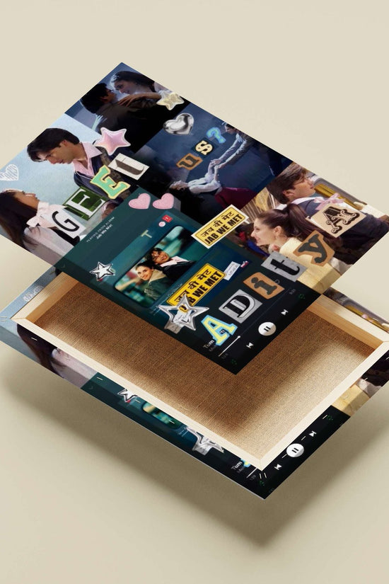 The Bollywood film "Jab We Met" Main Subject: The Bollywood film "Jab We Met" Canvas wall art — Bollywood wall art India |
