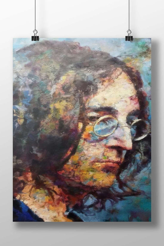 John Lennon Main Subject: John Lennon Matte BoizzBoard rigid print — Bollywood wall art India | PosterBoizz