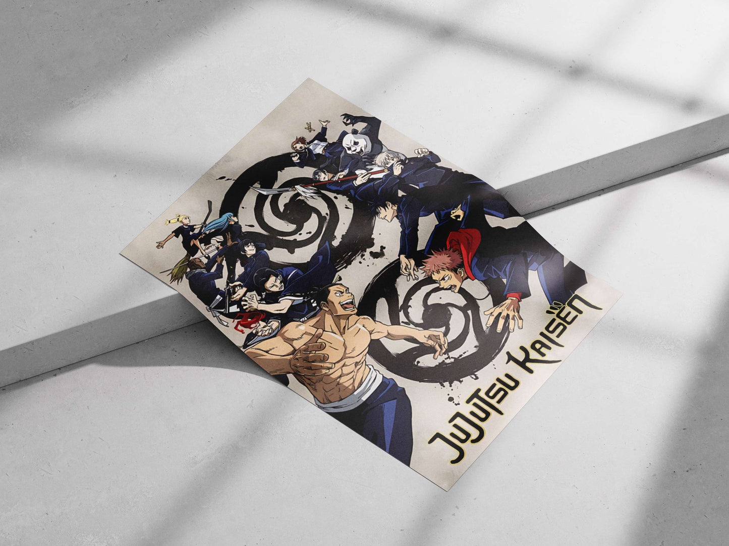 Characters from the Jujutsu Kaisen franchise (e.g., Yuji Itadori, Satoru Gojo) Main Subject: Characters from the Jujutsu