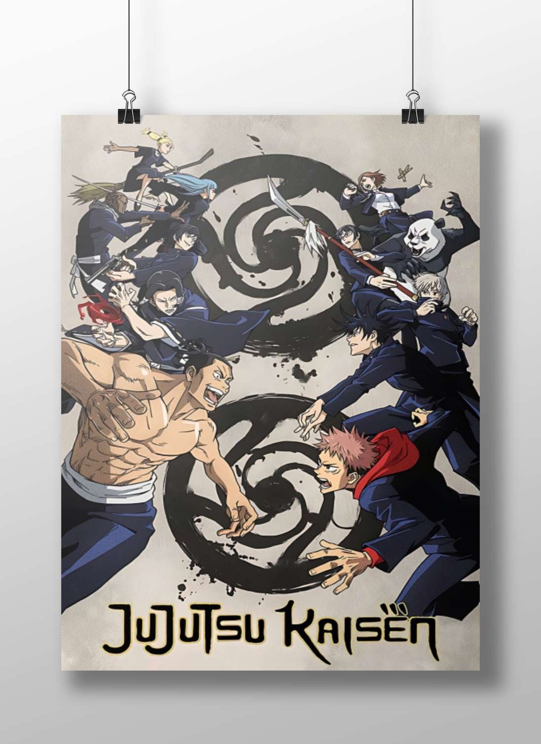Characters from the Jujutsu Kaisen franchise (e.g., Yuji Itadori, Satoru Gojo) Main Subject: Characters from the Jujutsu