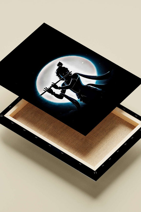 Lord Krishna (Hindu deity) Main Subject: Lord Krishna (Hindu deity) Canvas wall art — Sanatan wall art India | PosterBoizz