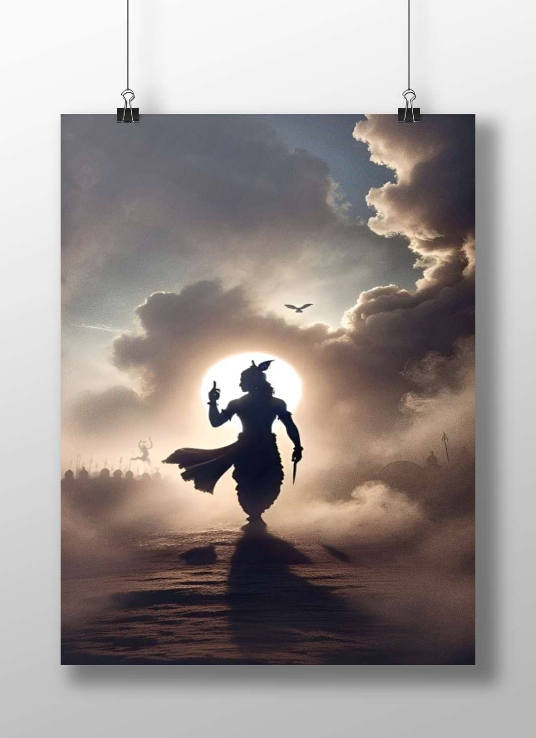 Lord Shiva Main Subject: Lord Shiva Matte BoizzBoard rigid print — Sanatan wall art India | PosterBoizz