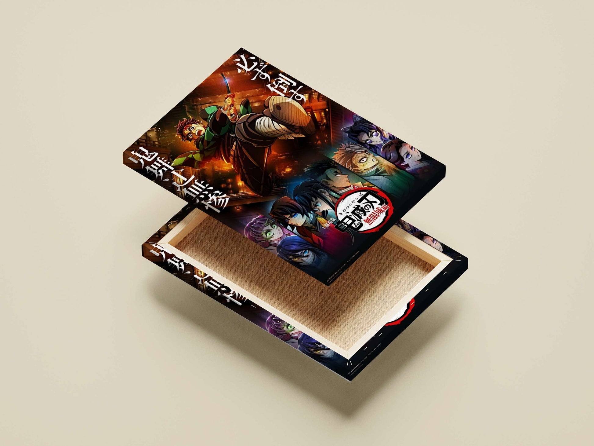 Demon Slayer franchise (Kimetsu no Yaiba) Main Subject: Demon Slayer franchise (Kimetsu no Yaiba) Canvas wall art — Anime