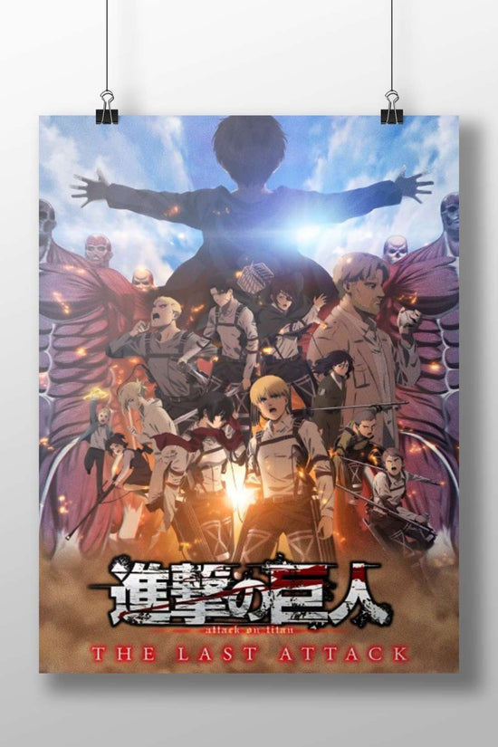 Attack on Titan (Shingeki no Kyojin) Main Subject: Attack on Titan (Shingeki no Kyojin) Matte BoizzBoard rigid print — Anime