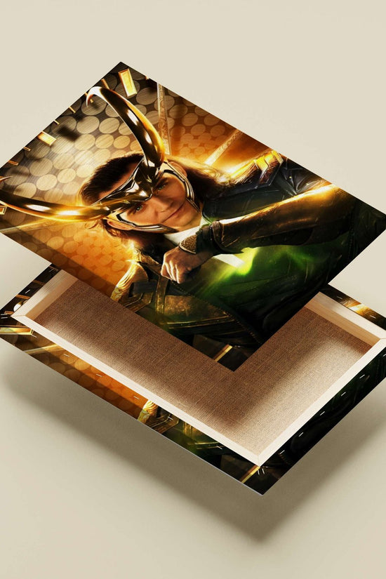 Loki (Marvel Cinematic Universe) Main Subject: Loki (Marvel Cinematic Universe) Canvas wall art — Superhero wall art India |